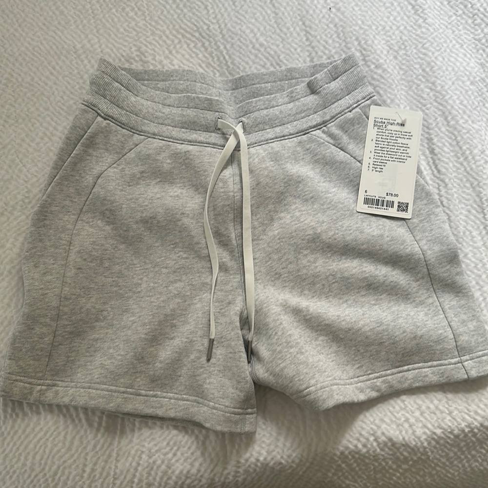 Gray Athletic Shorts for Women